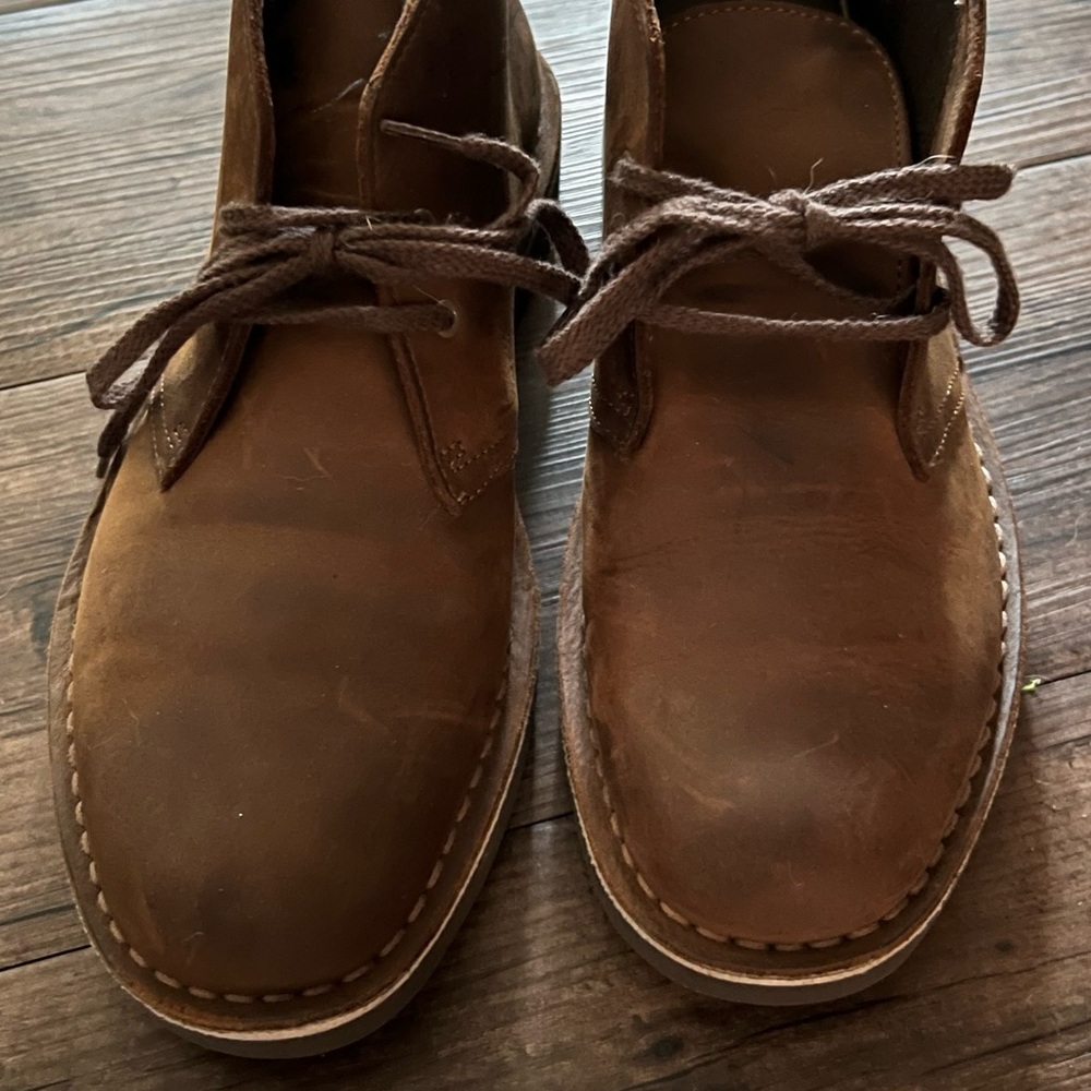 Mens Clark’s suede boot size 7.5